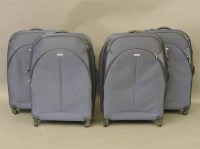 Lot 547 - Four Samsonite blue suitcases