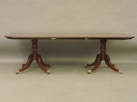 Lot 788 - A Georgian style mahogany dining suite by Bretts of Norwich