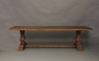 Lot 604 - A large refectory table
