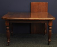 Lot 745 - A late Victorian walnut dining table