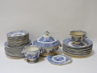 Lot 334 - A quantity of Columbia pottery: twenty-five plates