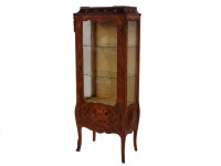 Lot 807 - A reproduction French style display cabinet