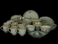 Lot 441 - A collection of Caughley tea wares