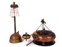 Lot 199A - An unusual copper ceiling light