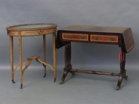 Lot 539 - A 19th century mahogany sofa table