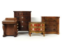 Lot 220 - Four miniature furniture items