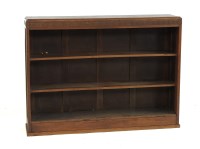 Lot 506 - An oak open bookcase