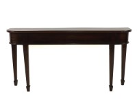 Lot 460 - A mahogany console table