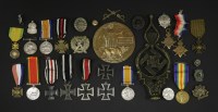 Lot 120 - Various military and civil medals including: German