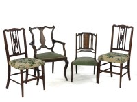 Lot 533 - Four Edwardian bedroom chairs