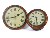 Lot 208 - A mahogany cased wall clock