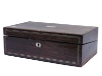 Lot 353 - A 19th century rosewood writing slope