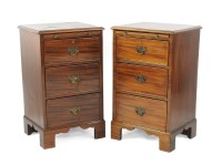 Lot 459 - A pair of 19th century pedestal chests