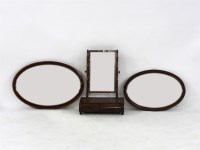 Lot 532 - A Regency mahogany toilet mirror