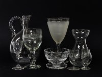 Lot 222 - A collection of mixed clear glassware