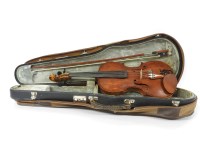 Lot 240 - A German violin