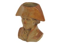 Lot 182 - A Doulton and Watts stoneware jug in the form of Horatio Nelson