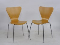 Lot 496 - A pair of series seven chairs