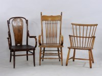 Lot 477 - Three armchairs