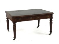 Lot 534 - A mahogany library table