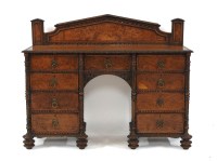 Lot 548 - A burr oak sideboard/serving table