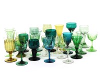 Lot 211 - Whitefriars glassware including; wine glasses