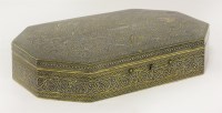 Lot 266 - An Indian damascened box