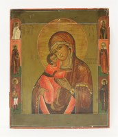 Lot 87 - A Russian Feodorovskaya Icon of the Mother of God