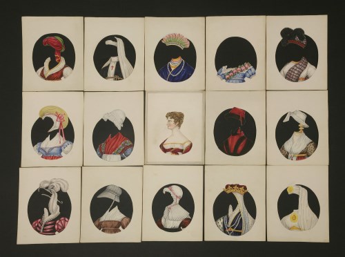 Lot 113 - A Regency hand-painted card game