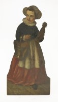 Lot 534 - A painted dummy board