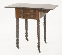 Lot 521 - A George IV mahogany worktable