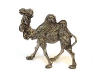 Lot 160 - An Egyptian silver camel