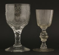 Lot 28 - A large George III goblet