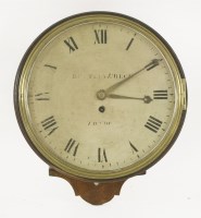 Lot 475 - A mahogany dial clock