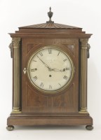 Lot 469 - A Regency mahogany inlaid bracket clock