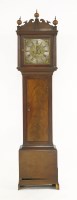 Lot 468 - A mahogany longcase clock