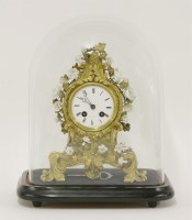 Lot 473 - A French gilt bronze mantel clock