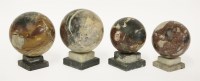 Lot 160 - Four marble balls