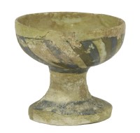 Lot 148 - A Syrian/Egyptian earthenware pedestal cup
