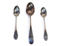 Lot 107 - A pair of Scottish provincial silver? tea spoons