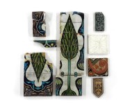 Lot 331 - A collection of De Morgan tile fragments
