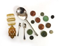 Lot 126 - A silver seal top spoon