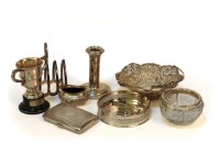 Lot 77 - A group of miscellaneous silver items