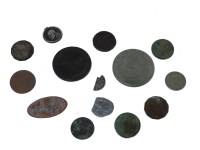Lot 95 - A collection of metal detector finds to include coins