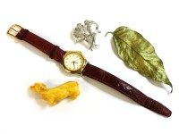 Lot 30 - A ladies bi-colour Tissot prx quartz strap watch