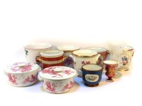 Lot 298 - A collection of eleven various porcelain jardinière's