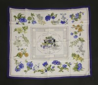 Lot 1082 - A rare Hermès silk scarf