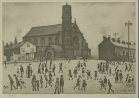 Lot 89 - Laurence Stephen Lowry RA (1887-1976)
'ST. MARY'S