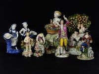 Lot 403 - 6 porcelain figures