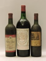 Lot 443 - Assorted Red Bordeaux to include: Château Duhart Milon Rothschild